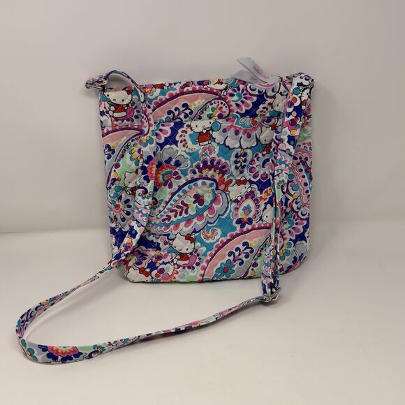 Vera Bradley Handbags - Vera Bradley Hello Kitty Paisley Triple Zip Hipster Crossbody Bag NWOT